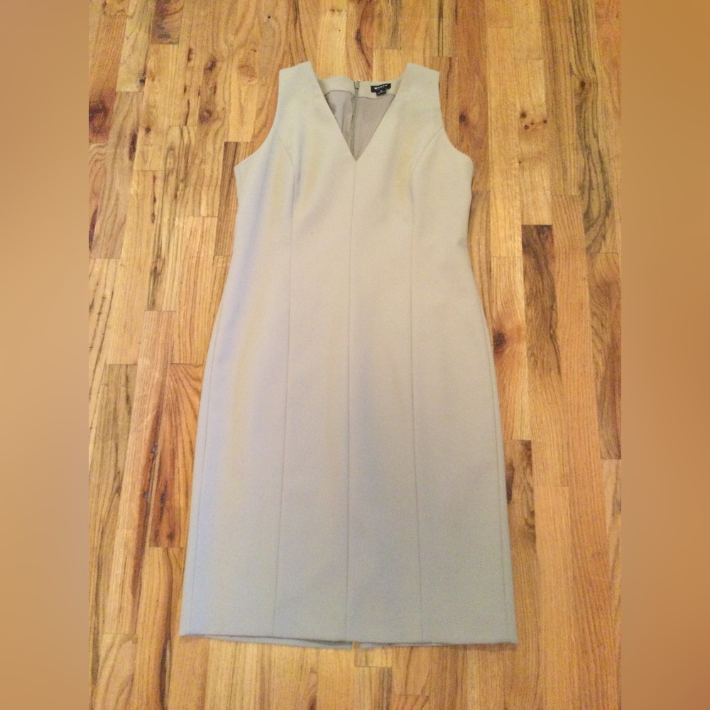 Worth Beige Sheath Dress